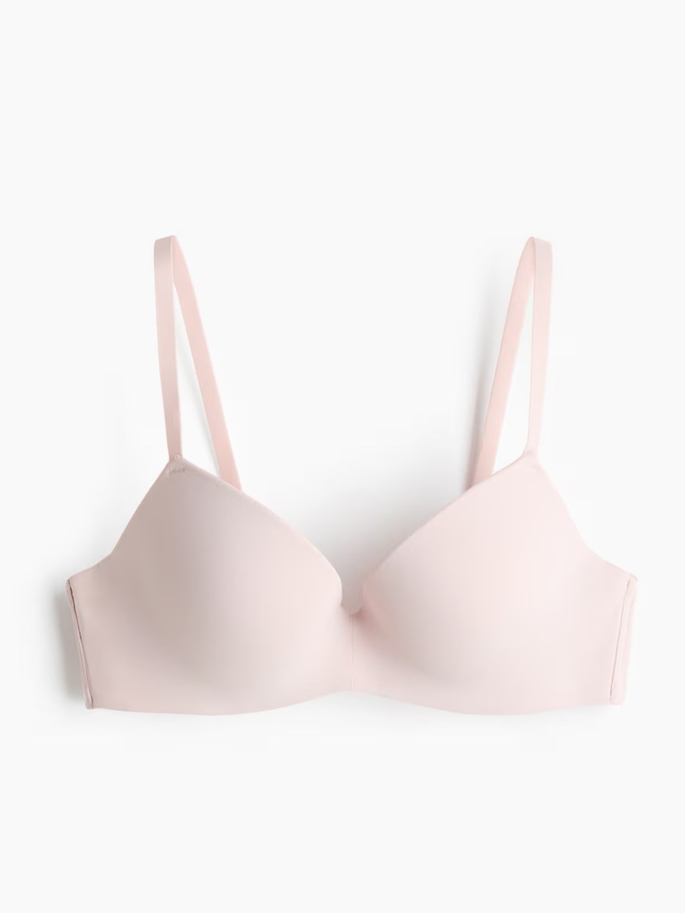 Powder Light Pink Microfiber H&M Push-Up Bra Size 36A Brand New with tags